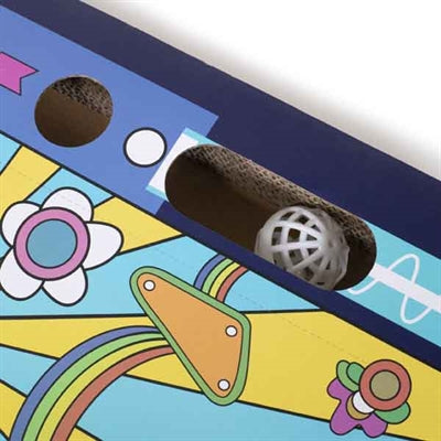 Rosewood Krabplank En Speelbaan Flipperkast Blauw