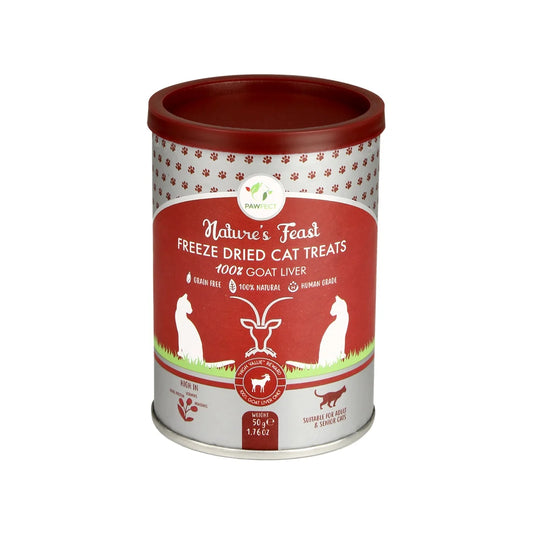 PawFect FREEZE DRIED CAT TREATS Goat Meat 50 gr.